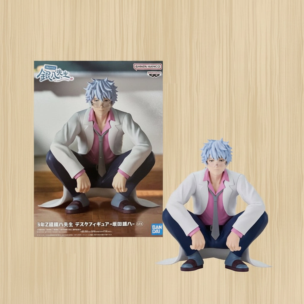 Banpresto Gintama Third Year Z class Ginpachi teacher Sakata Gintoki silver pinch prize figure