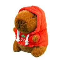 Cute Capybara Plush Hoodie Plush Small Size Anime Stuffed Animals - FIHEROE.