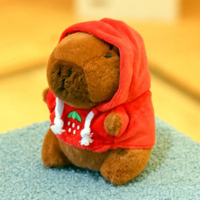 Cute Capybara Plush Hoodie Plush Small Size Anime Stuffed Animals - FIHEROE.
