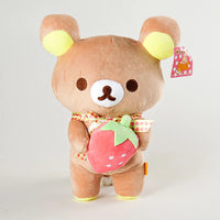 Rilakkuma Bear Plush Strawberry Cute Bear Stuffed Kawaii Room Decor (not a set) - FIHEROE.