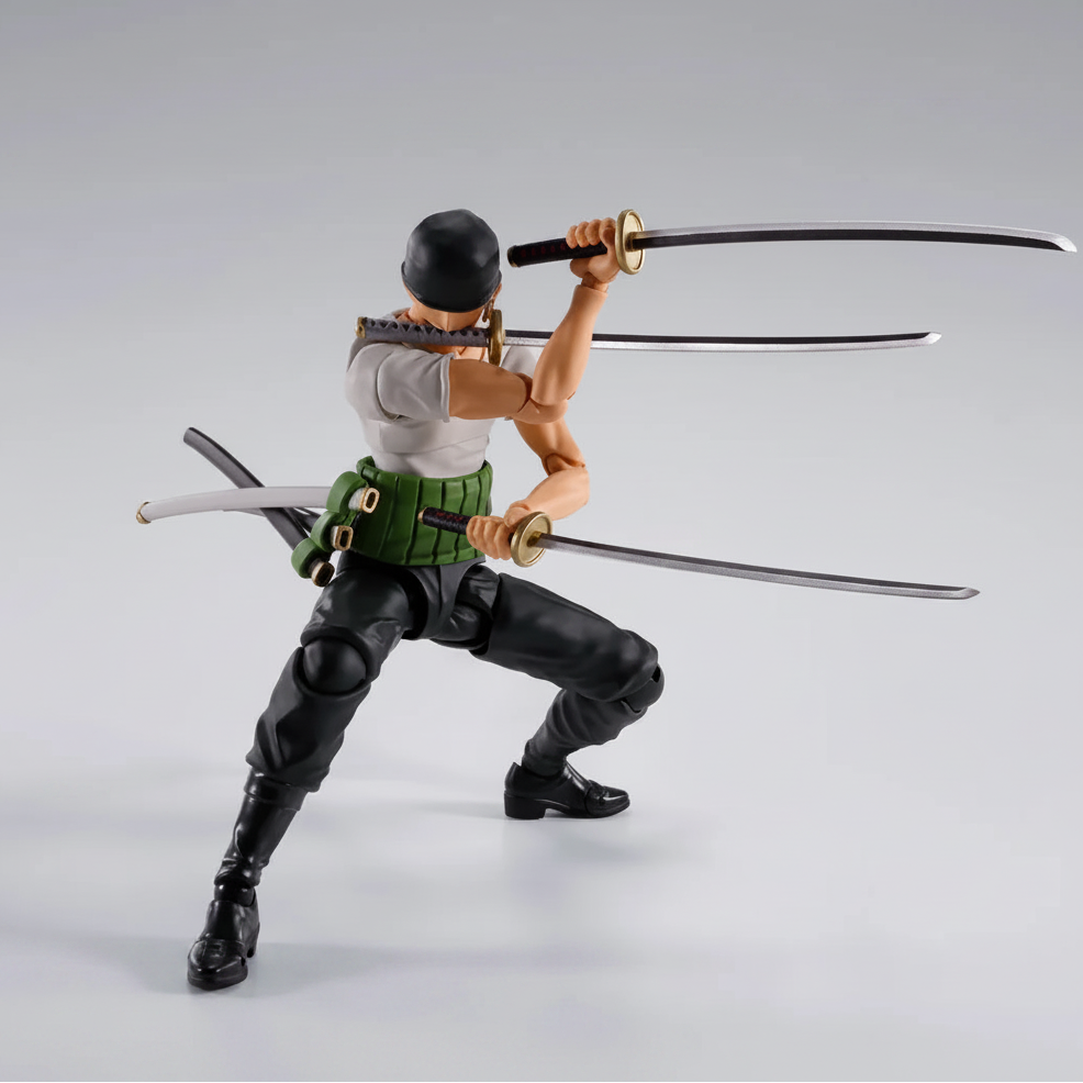 Bandai S.H.Figuarts Zoro Romance Dawn Figure Soldier Set