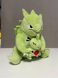 Tyranitar & Larvitar Plush Doll | Pokemon Stuffed Toy