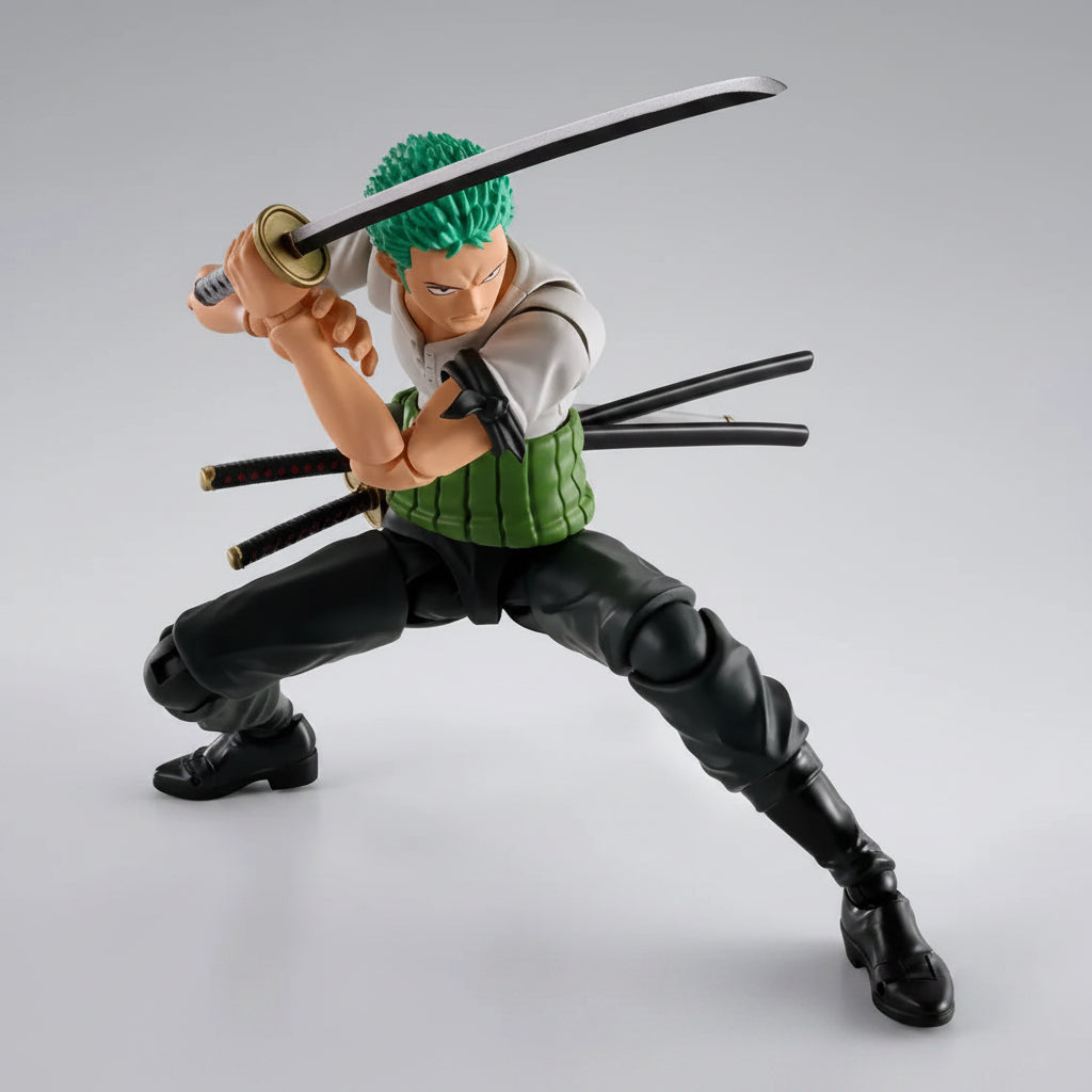 Bandai S.H.Figuarts Zoro Romance Dawn Figure Soldier Set