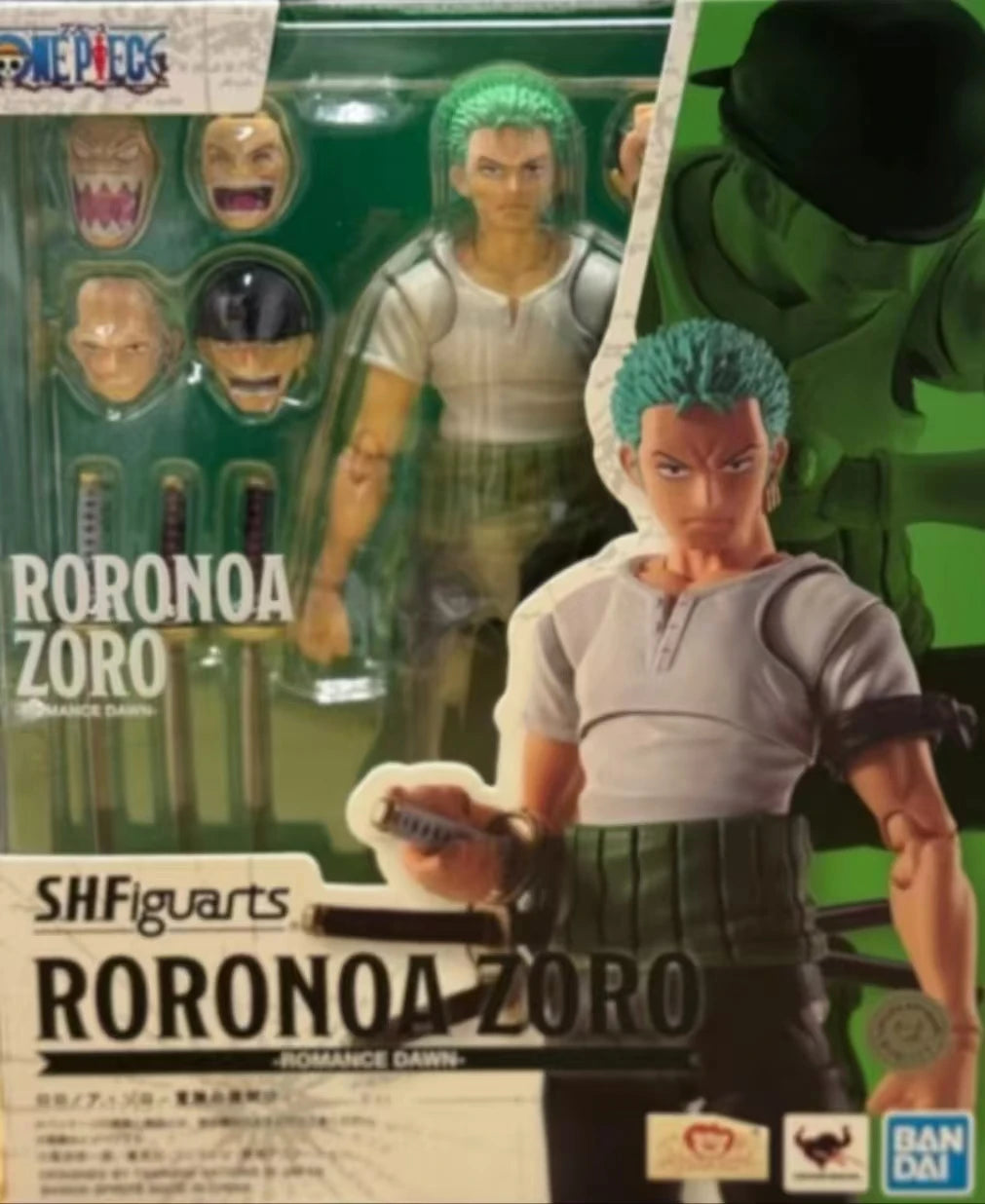 Bandai S.H.Figuarts Zoro Romance Dawn Figure Soldier Set