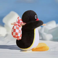 Adventure Pingu Plush with Checkered Travel Bag - FIHEROE.