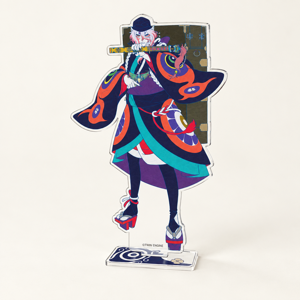 Angled studio standee preview