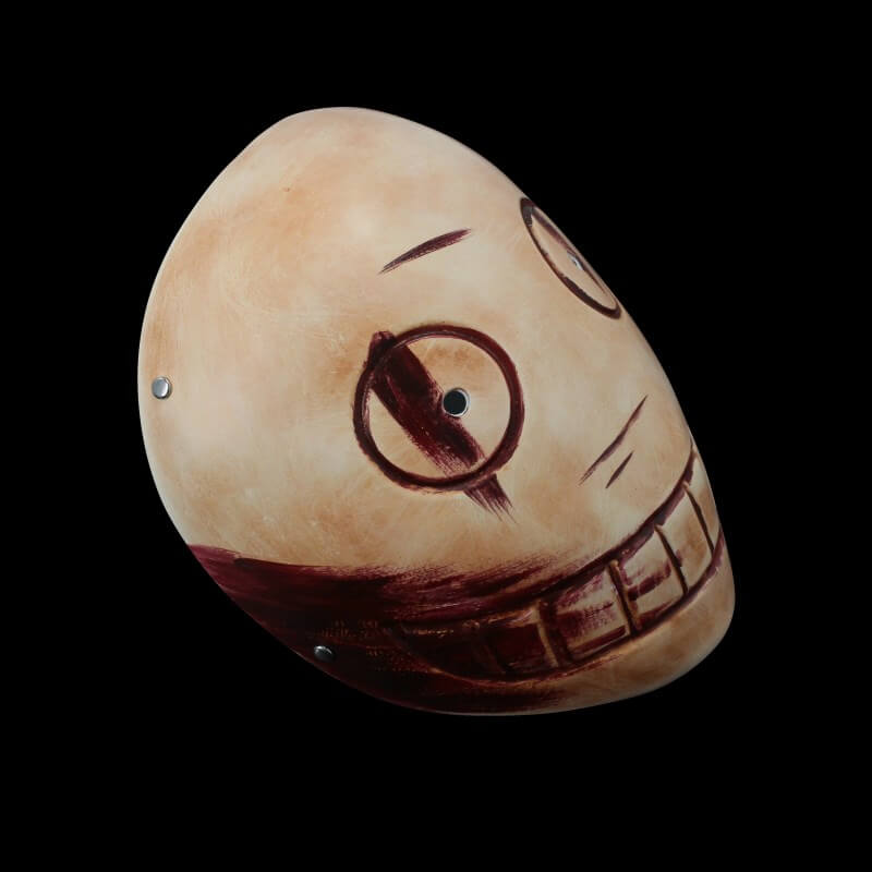 Anime Cosplay Minimalist Resin Smiley Face Mask - FIHEROE.