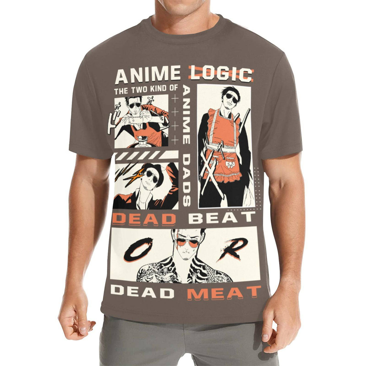 Anime Logic 2 Kinds of Dads Graphic Tee Shirt - FIHEROE.