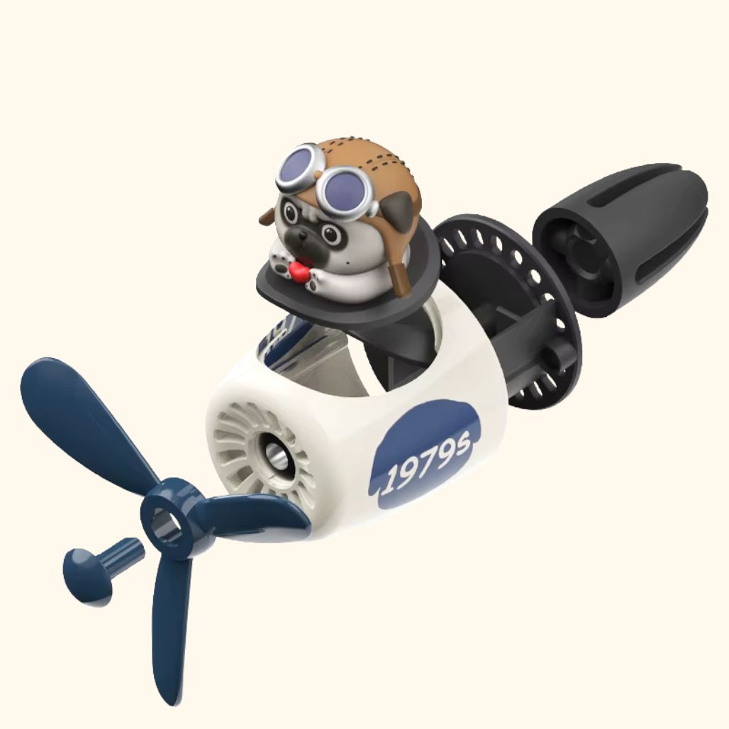 Anime style Cat & Dog Pilot Car Fresheners - FIHEROE.