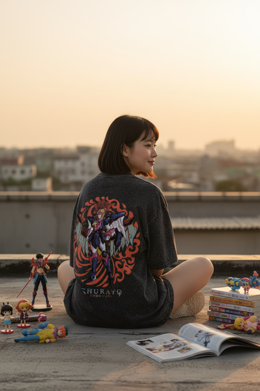 Asian Female Model – Rooftop Collector