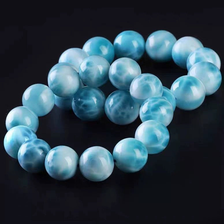 Authentic Dominican Larimar Bracelet Blue Gem - FIHEROE.