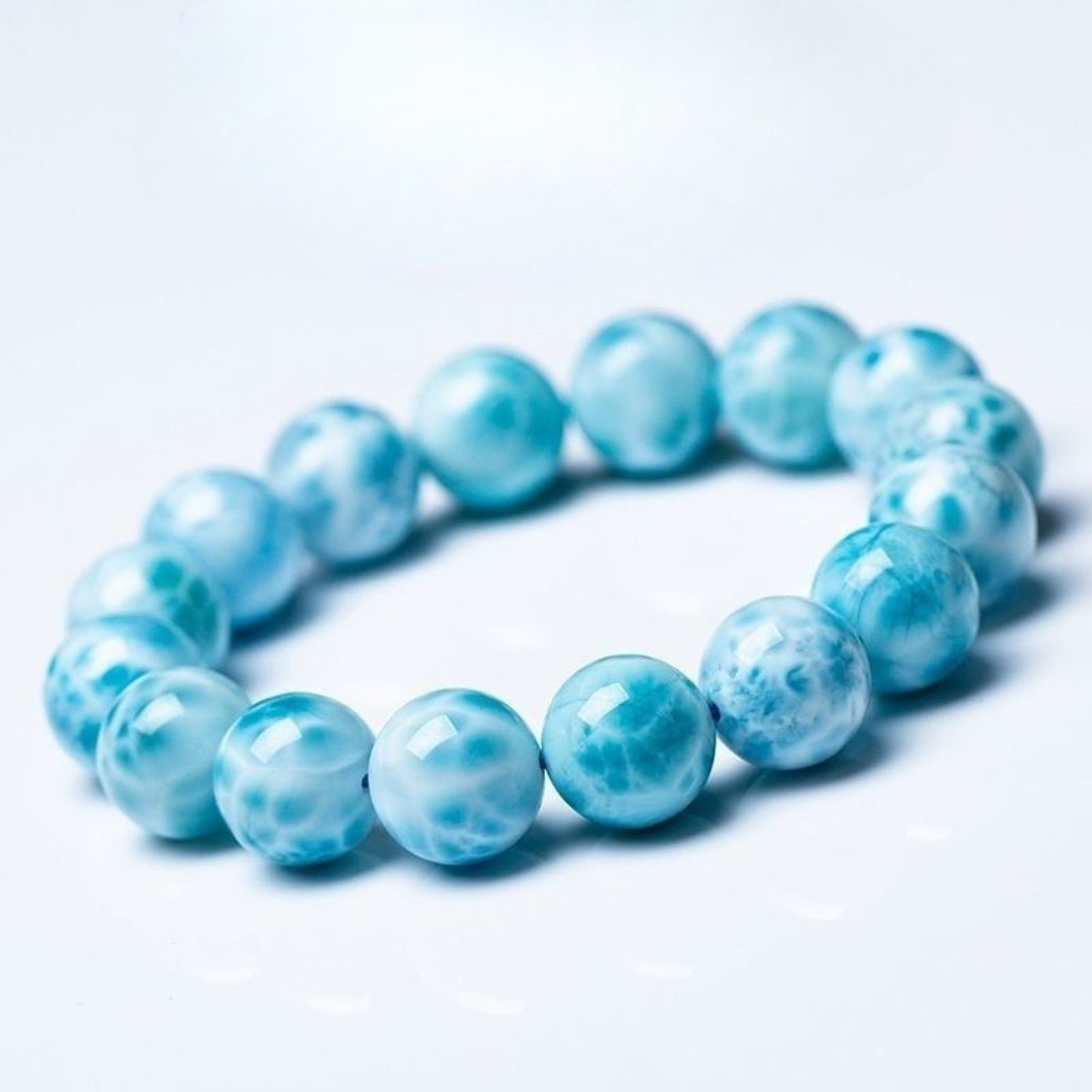 Authentic Dominican Larimar Bracelet Blue Gem - FIHEROE.