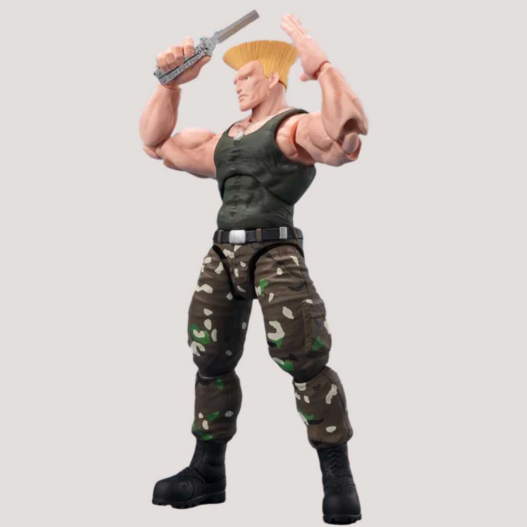 Bandai Street Fighter Green Guile Action Figure - FIHEROE.