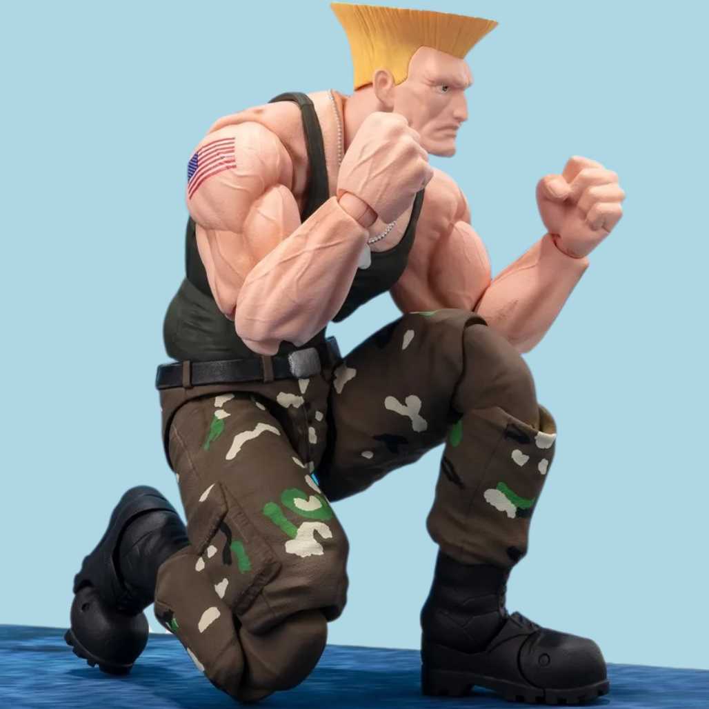 Bandai Street Fighter Green Guile Action Figure - FIHEROE.