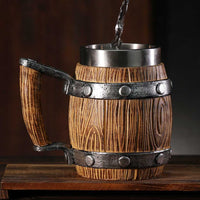 Barrel Stainless Steel Old World Pirate Anime Mug - FIHEROE.