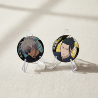 Both Badges Flat Lay