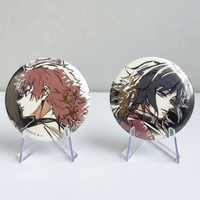 Both badges on easels