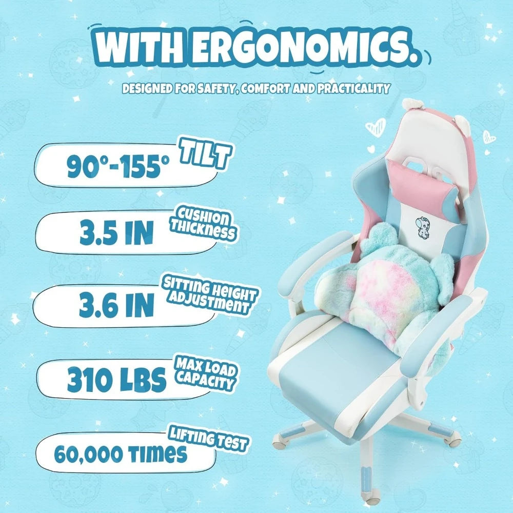 Cute Anime Animals Egonomic Gaming Chairs - FIHEROE.