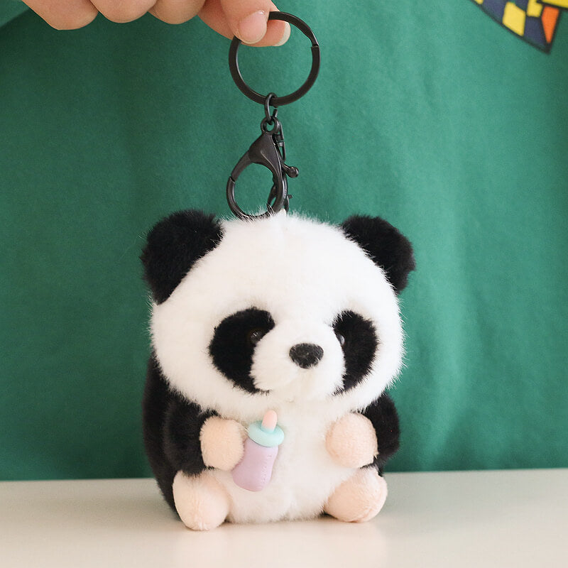 Cute Baby Panda Anime Stuffed Animal Bag Charm - FIHEROE.