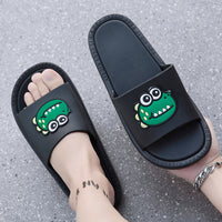 Cute Cartoon Gator Anime Slides for Men - FIHEROE.