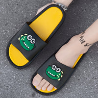 Cute Cartoon Gator Anime Slides for Men - FIHEROE.
