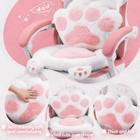 Cute Cat Ears Ergonomic Anime Gaming Chair - FIHEROE.