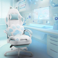 Cute Cat Ears Ergonomic Anime Gaming Chair - FIHEROE.