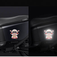 Cute Chibi Biker Glow in the Dark Anime Stickers - FIHEROE.