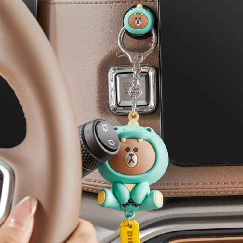 Cute Line Friends Characters Anime Car Mini Hooks - FIHEROE.
