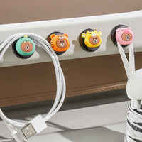 Cute Line Friends Characters Anime Car Mini Hooks - FIHEROE.