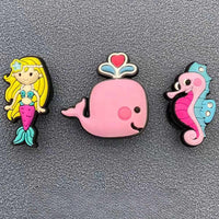 Cute Mermaid Marine Anime Croc Charms - FIHEROE.