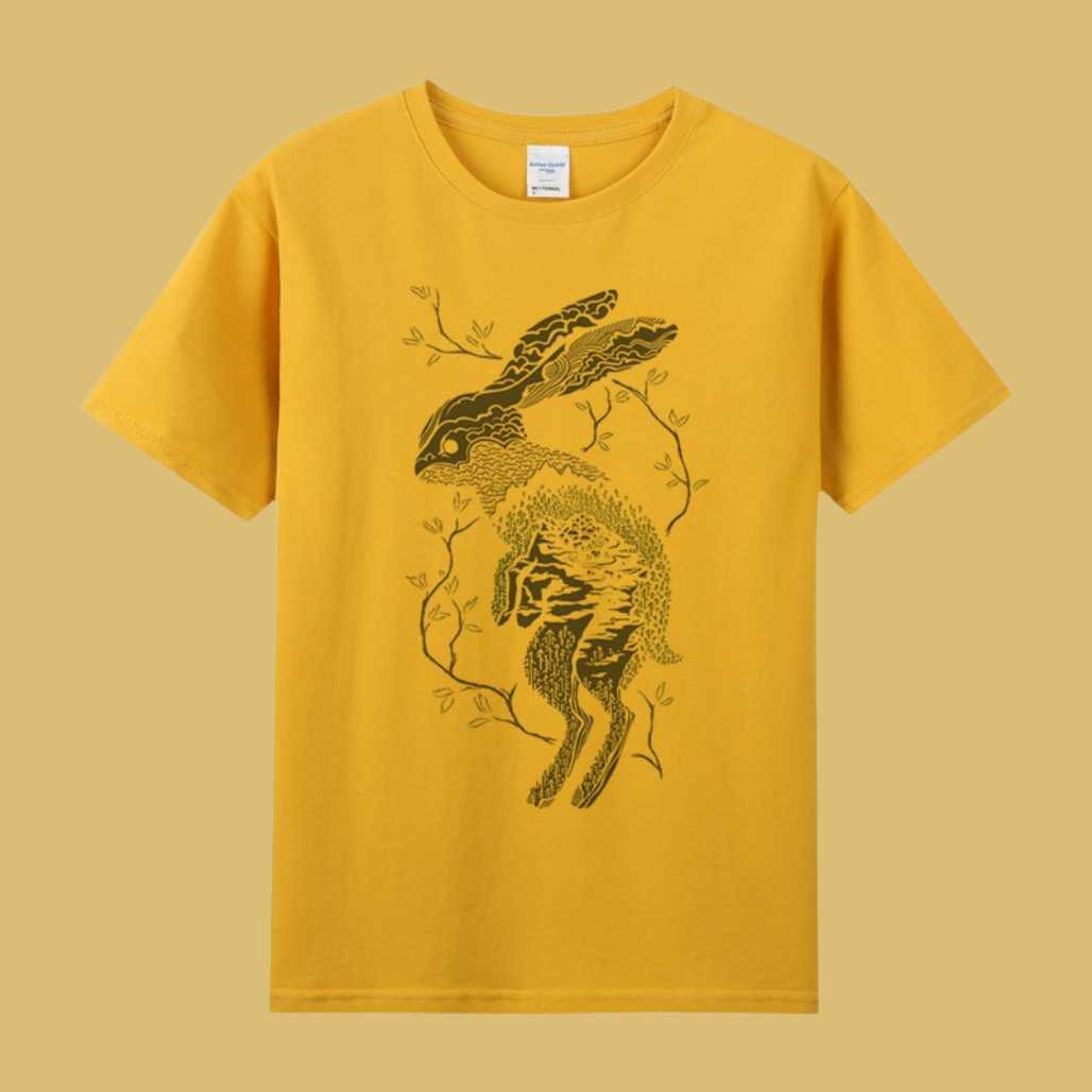 Cute Rabbit Hares Anime Animal Graphic Tee - FIHEROE.