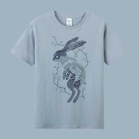 Cute Rabbit Hares Anime Animal Graphic Tee - FIHEROE.