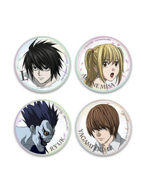 Death Note Characters Anime Badge Buttons - FIHEROE.