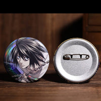 Death Note Characters Anime Badge Buttons - FIHEROE.