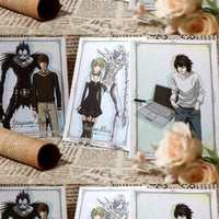 Death Note Characters Anime Poster Board Cards - FIHEROE.