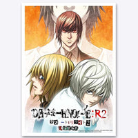 Death Note Characters Anime Posters Wall Art - FIHEROE.