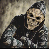 Death Warrior Latex Full Head Anime Skull Mask - FIHEROE.