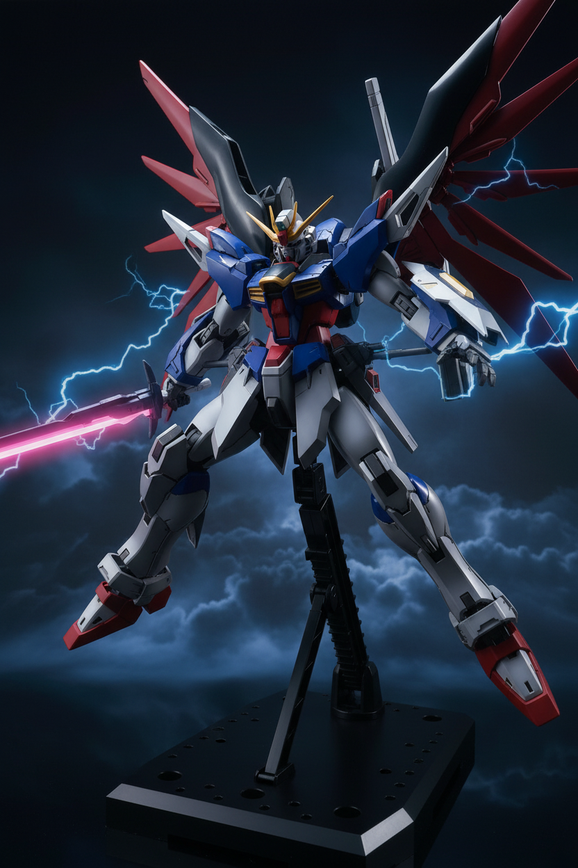 Destiny Gundam Display