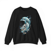 Dolphin Totem Sweatshirt Marine Life Apparel - FIHEROE.