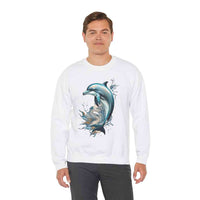 Dolphin Totem Sweatshirt Marine Life Apparel - FIHEROE.