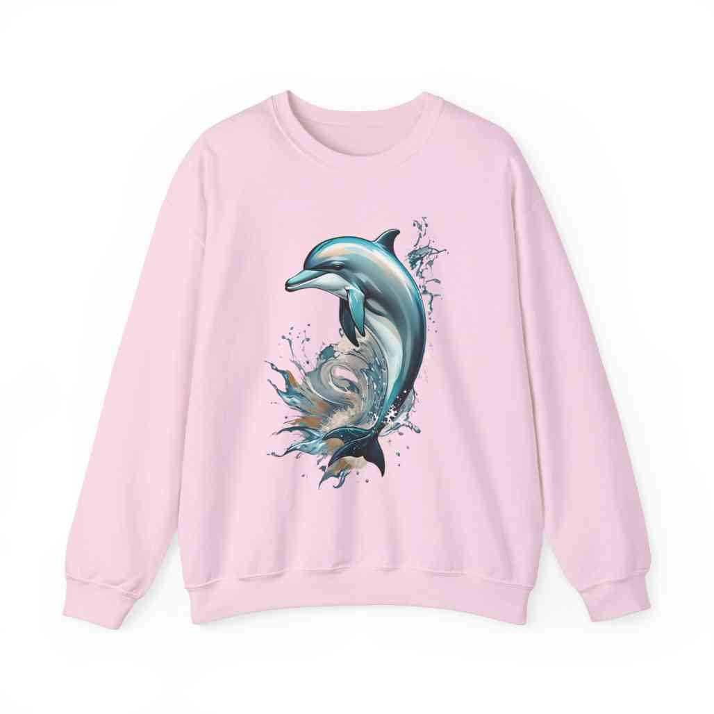 Dolphin Totem Sweatshirt Marine Life Apparel - FIHEROE.