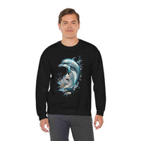 Dolphin Totem Sweatshirt Marine Life Apparel - FIHEROE.