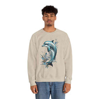 Dolphin Totem Sweatshirt Marine Life Apparel - FIHEROE.