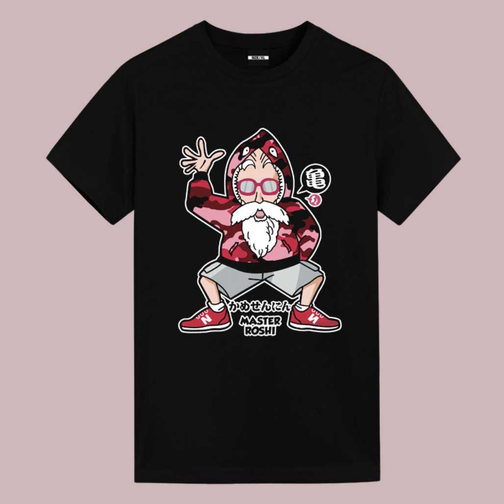 Dragon Ball Master Roshi Anime Graphic Tee - FIHEROE.