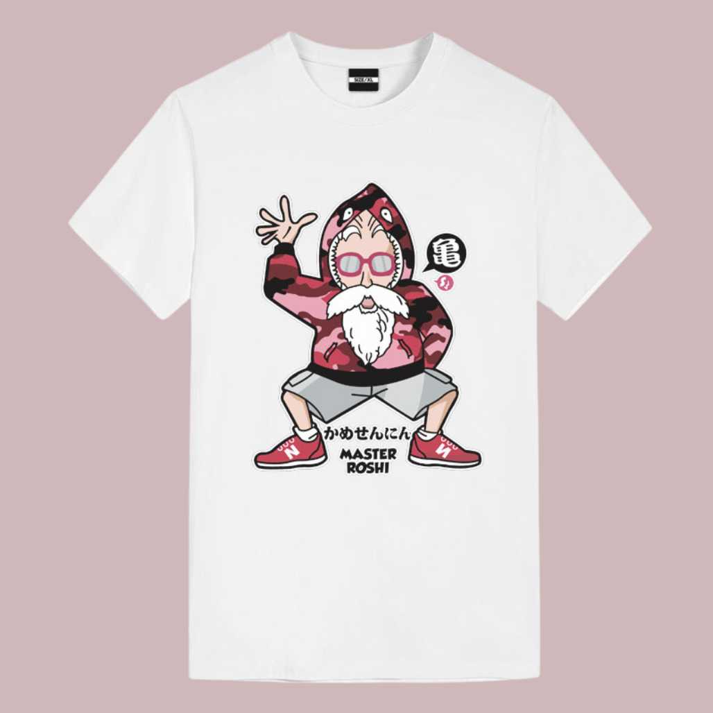 Dragon Ball Master Roshi Anime Graphic Tee - FIHEROE.