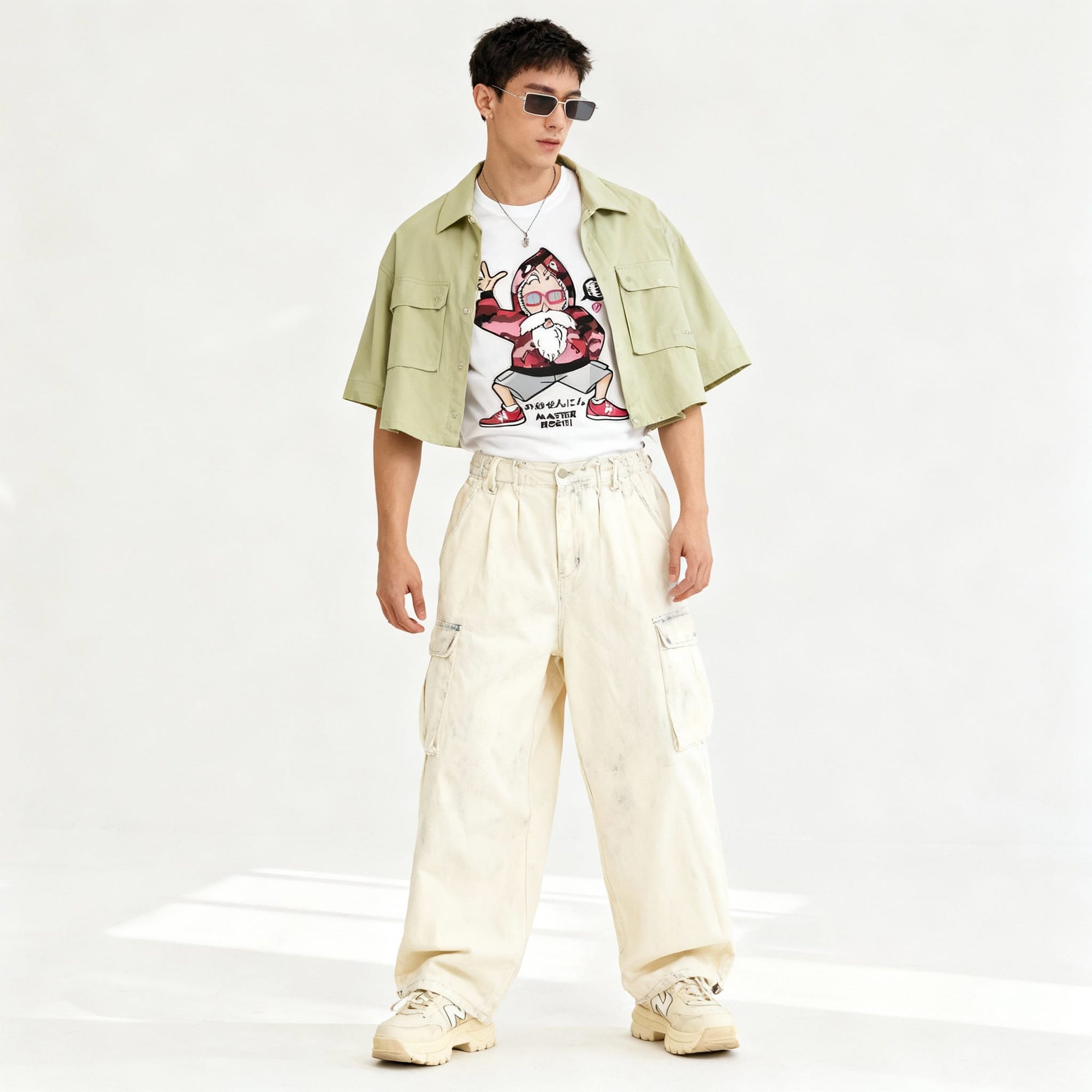 Dragon Ball Master Roshi Anime Graphic Tee - FIHEROE.