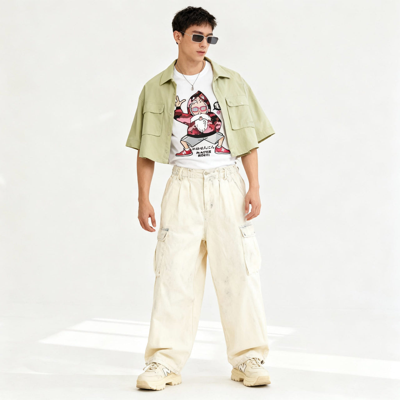 Dragon Ball Master Roshi Anime Graphic Tee - FIHEROE.