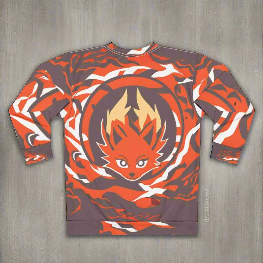 Ember Fox Graphic Anime Animal Sweatshirt Unisex - FIHEROE.