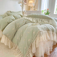 Fairy Core Bedroom Decor Cotton Duvet Cover Set - FIHEROE.